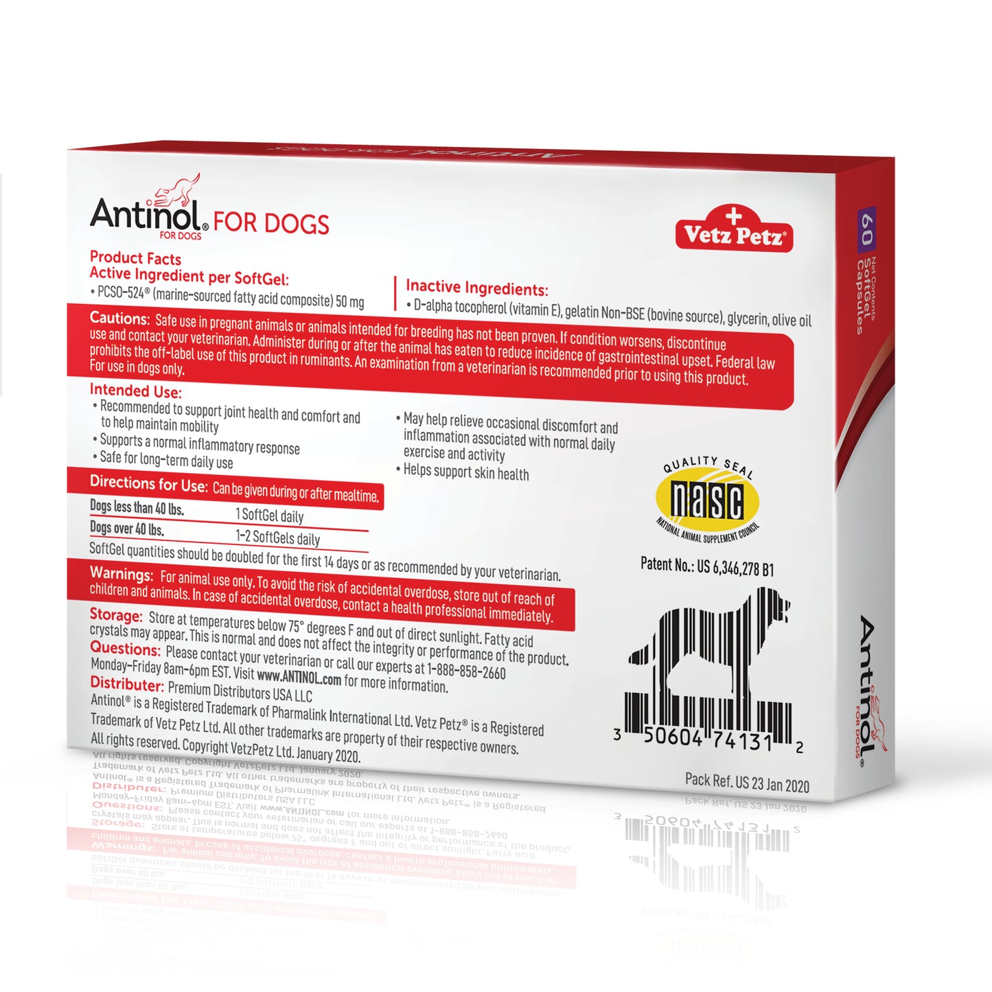 Antinol Starter Kit Large Dog